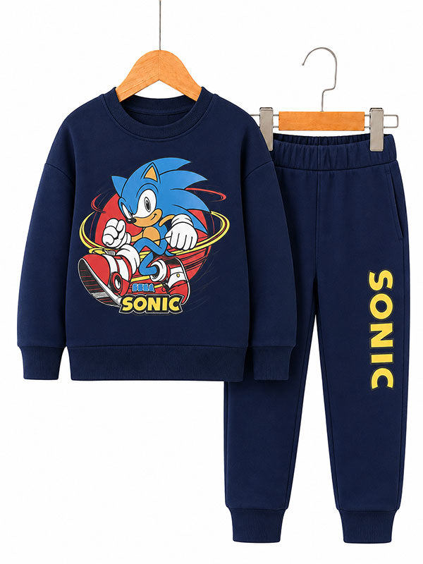 Boys Sonic Kids Winter Tracksuit Set